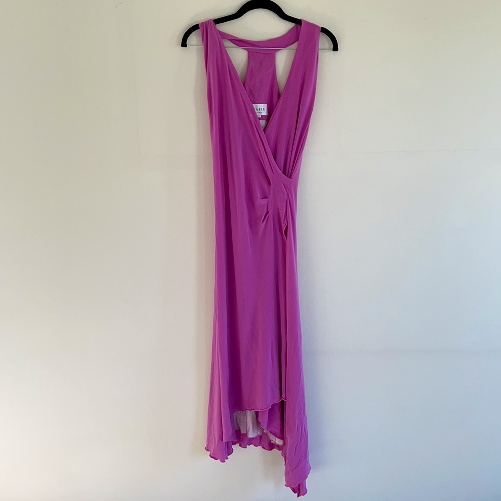 Pink ankle length dress